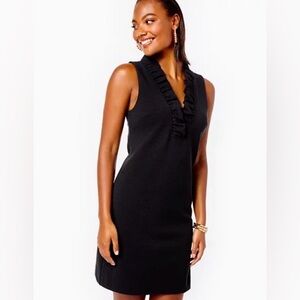 NWT Lilly Pulitzer Tisbury Shift Dress in Onyx Black, Size XS